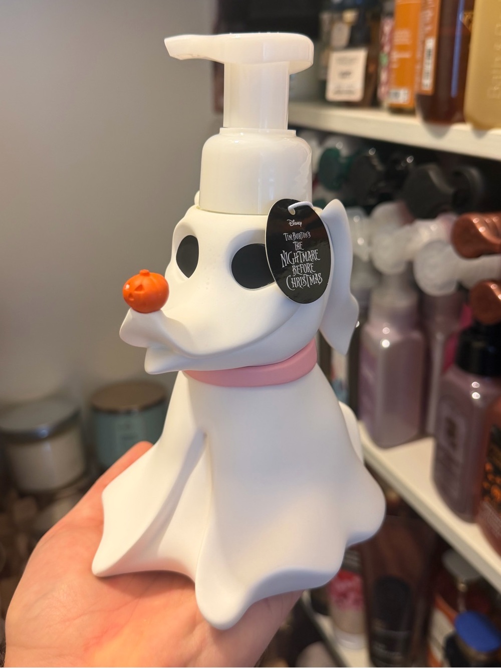 Bath & Body Works X Nightmare Before Christmas Zero Soap Dispenser